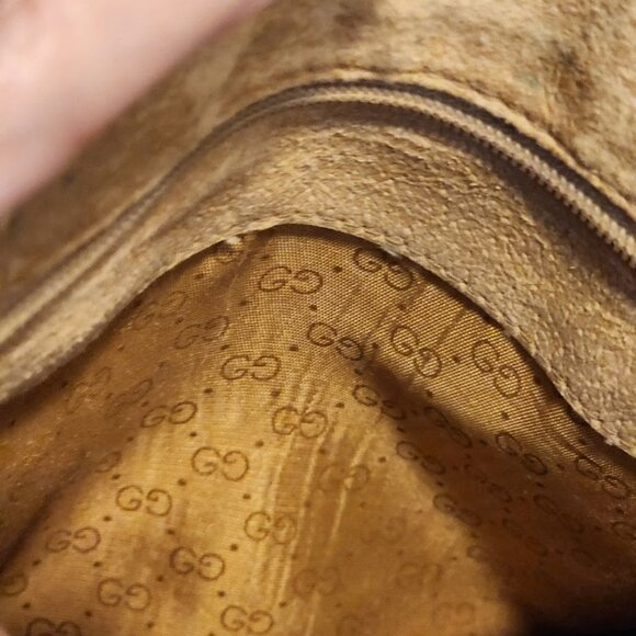 Gucci Cream GG Monogram Bag - Picture 14 of 15